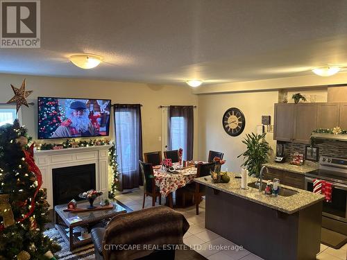 87 Sonoma Valley Crescent E, Hamilton, ON - Indoor With Fireplace
