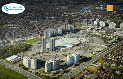 2705-50 Upper Mall Way, Vaughan, ON -  With View