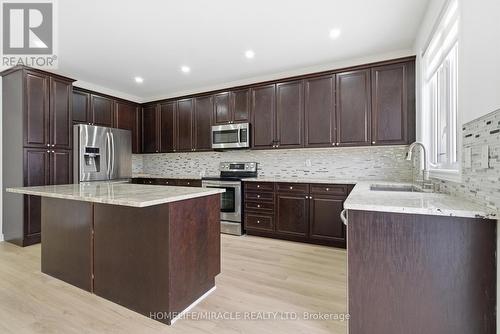 71 Skyvalley Drive, Brampton, ON - Indoor Photo Showing Kitchen With Upgraded Kitchen