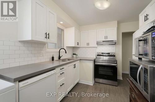 22A Bernick Drive, Barrie, ON - Indoor Photo Showing Kitchen With Double Sink