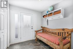 French door to closed off mud rooom - 