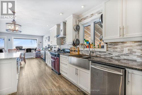 gas cookstove / dishwasher included - 922 Lalonde Road, Champlain, ON - Indoor Photo Showing Kitchen With Double Sink With Upgraded Kitchen