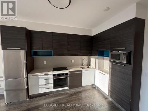 1404 - 36 Park Lawn Road, Toronto, ON - Indoor Photo Showing Kitchen With Double Sink