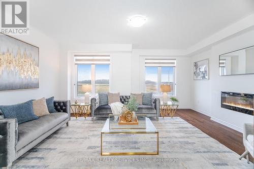 12208 Mclaughlin Road, Caledon, ON - Indoor Photo Showing Living Room With Fireplace