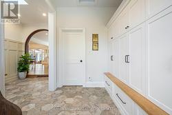 Spacious mudroom off front entrance - 