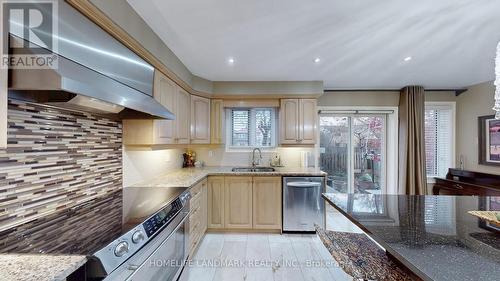 3022 Dalehurst Drive, Mississauga, ON - Indoor Photo Showing Kitchen With Double Sink