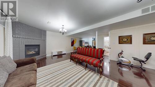 3022 Dalehurst Drive, Mississauga, ON - Indoor Photo Showing Living Room With Fireplace