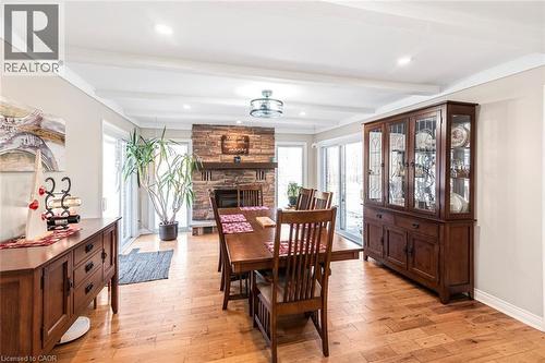 7087 Rainham Road, Dunnville, ON - Indoor With Fireplace