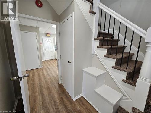 stairs to second floor - 100 E Lancaster Street E, Kitchener, ON 