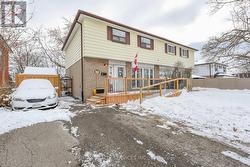 Large front wooden porch with ramp - 