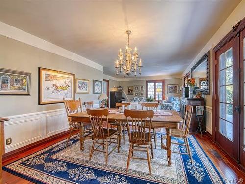 Dining room - 75 Ch. Du Domaine-Pagé, Saint-Sauveur, QC - Indoor Photo Showing Dining Room