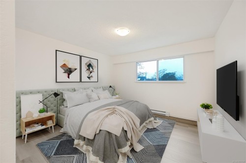 206-2610 Graham St, Victoria, BC - Indoor Photo Showing Bedroom