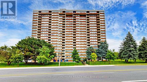 1001 - 25 Silver Springs Boulevard, Toronto, ON - Outdoor With Balcony With Facade