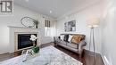 186 Ascalon Drive, Vaughan, ON  - Indoor Photo Showing Living Room With Fireplace 