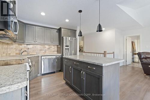 46 Westlake Drive, St. Thomas, ON - Indoor Photo Showing Kitchen With Upgraded Kitchen