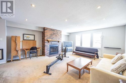 3419 Brett Road, Mississauga, ON - Indoor Photo Showing Living Room With Fireplace