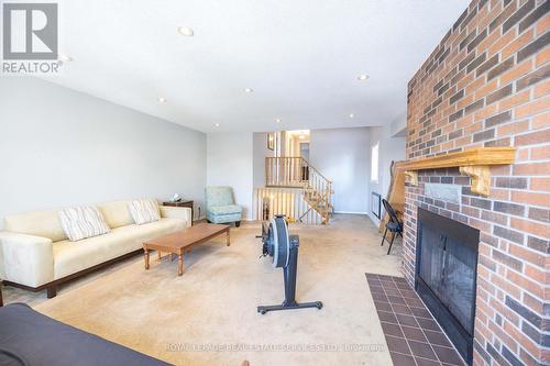 3419 Brett Road, Mississauga, ON - Indoor Photo Showing Living Room With Fireplace