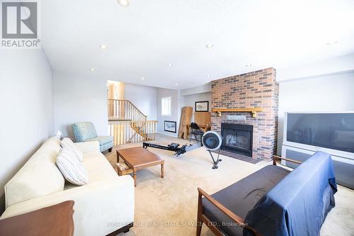 3419 Brett Road, Mississauga, ON - Indoor Photo Showing Living Room With Fireplace