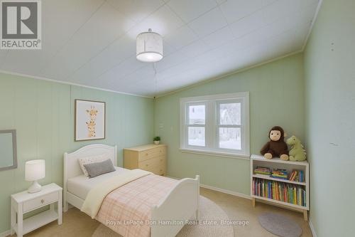 2nd Bedroom Virtually Staged - 34 George Street N, West Grey, ON - Indoor Photo Showing Bedroom