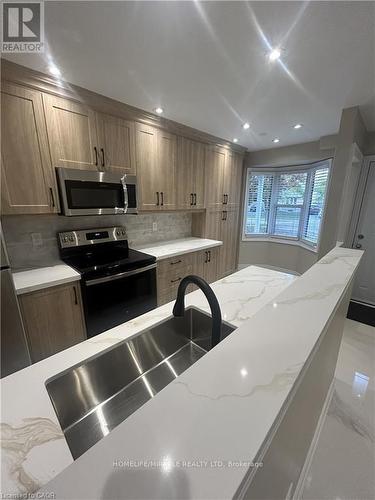 49 Ristau Crescent, Kitchener, ON - Indoor Photo Showing Kitchen With Double Sink