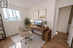 Staged bedroom/office - 