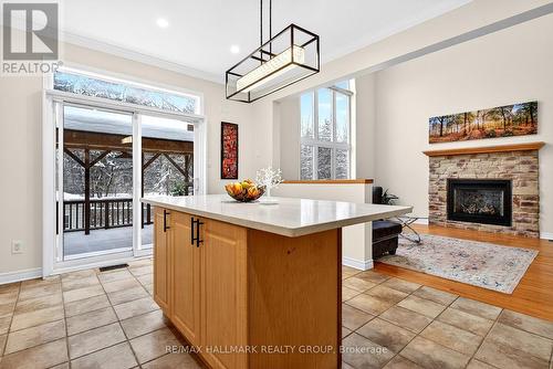 143 Borealis Crescent, Ottawa, ON - Indoor Photo Showing Living Room With Fireplace