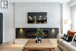 Living Room w Electric Fireplace - 