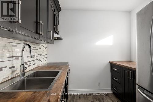 801 Sammon Avenue, Toronto, ON - Indoor Photo Showing Kitchen With Double Sink