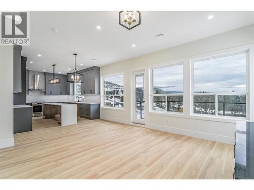 Living/ Dining/ Kitchen - 1136 Hume Avenue, Kelowna, BC - Indoor Photo Showing Kitchen With Upgraded Kitchen