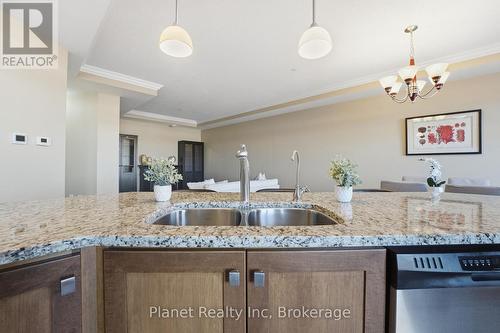 C305 - 65 Bayberry Drive, Guelph (Village By The Arboretum), ON - Indoor Photo Showing Kitchen With Double Sink With Upgraded Kitchen