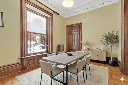 Salle à manger - 1847 Rue Tupper, Montréal (Ville-Marie), QC - Indoor Photo Showing Dining Room