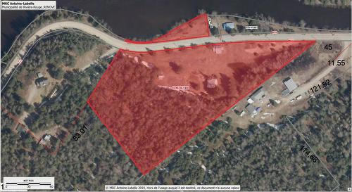 Photo aérienne - 4323 Ch. Du Rapide, Rivière-Rouge, QC - 