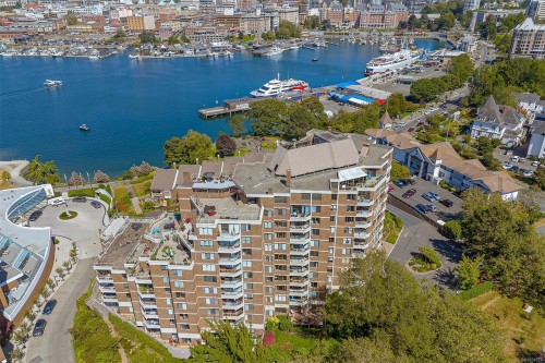 107-225 Belleville St, Victoria, BC - Outdoor With Body Of Water With View