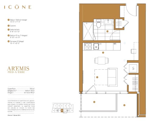 Plan (croquis) - 603-1155 Rue De La Montagne, Montréal (Ville-Marie), QC - Other
