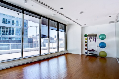 Salle d'exercice - 603-1155 Rue De La Montagne, Montréal (Ville-Marie), QC - Indoor Photo Showing Other Room