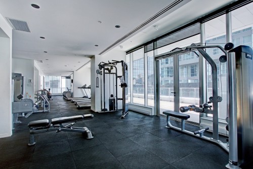 Salle d'exercice - 603-1155 Rue De La Montagne, Montréal (Ville-Marie), QC - Indoor Photo Showing Gym Room