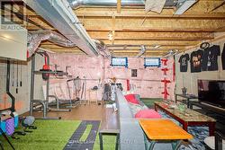 The insulated, full basement. - 