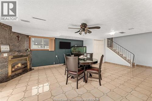 10615 Keating Crescent, Windsor, ON - Indoor With Fireplace