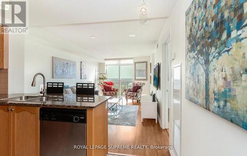1606 - 9 George Street, Brampton, ON - Indoor Photo Showing Kitchen With Double Sink