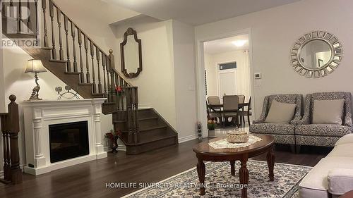 494 George Ryan Avenue, Oakville, ON - Indoor Photo Showing Living Room With Fireplace