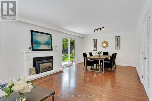 268 Mineola Road E, Mississauga, ON - Indoor With Fireplace