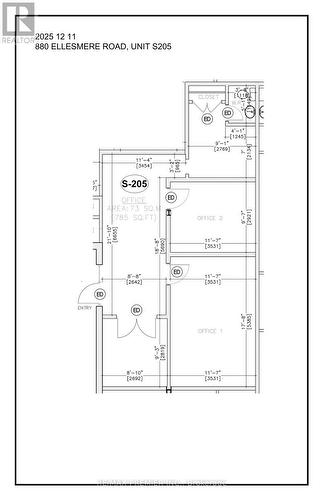 S205 - 880 Ellesmere Road, Toronto, ON 