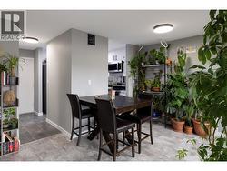 dining area and hall to front door - 