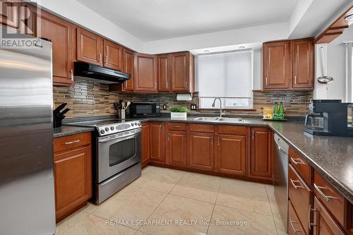 8162 Lynhurst Drive, Niagara Falls, ON - Indoor Photo Showing Kitchen With Double Sink