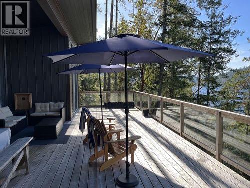 8444 West Sakinaw Lakeshore Way, Pender Harbour, BC - Outdoor With Deck Patio Veranda With Exterior