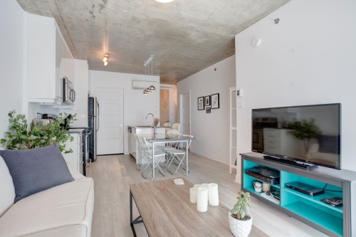 Salon - 418-190 Rue Murray, Montréal (Le Sud-Ouest), QC - Indoor Photo Showing Living Room