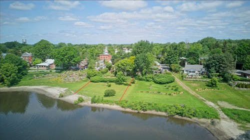 Photo aérienne - 60 Rue Lambton, Ormstown, QC - Outdoor With Body Of Water With View