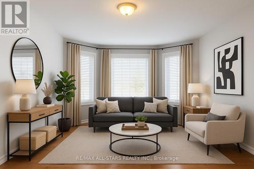 Staged photo of Living Room - Main Floor - 39 Mcgibbon Boulevard, Kawartha Lakes (Lindsay), ON - Indoor Photo Showing Living Room