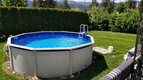 633 Barriere Lakes Road, Barriere, BC - Outdoor With Above Ground Pool With Backyard