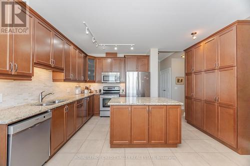 2601 - 100 John Street, Brampton, ON - Indoor Photo Showing Kitchen With Stainless Steel Kitchen With Double Sink